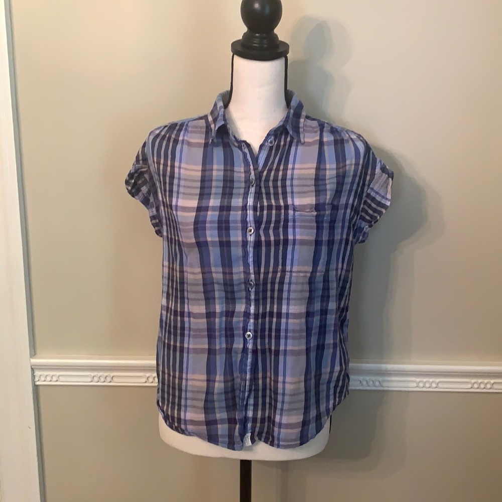 American Eagle Plaid Shirt. Size S/P/CH